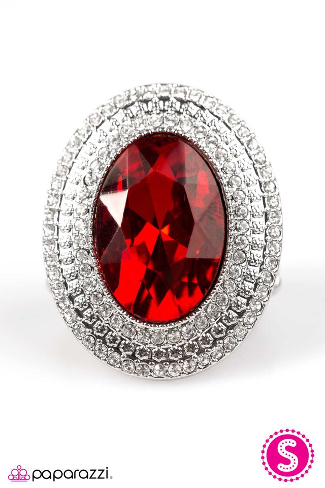 Paparazzi ♥ Empire Built - Red ♥ Ring