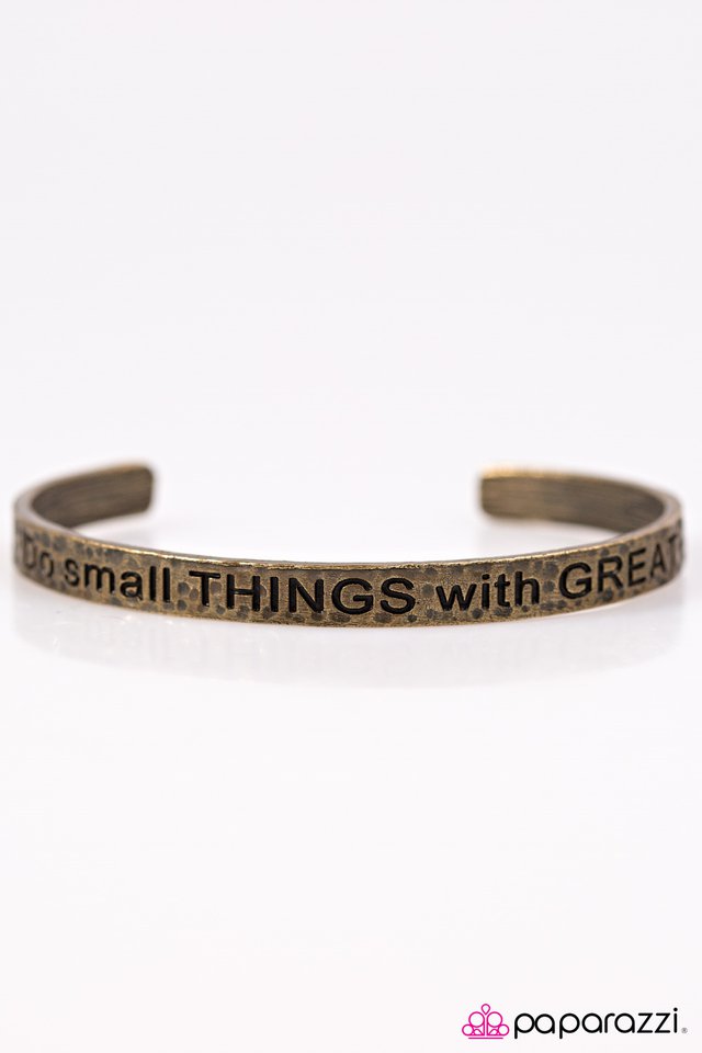 Paparazzi ♥ With Great Love - Brass ♥ Bracelet