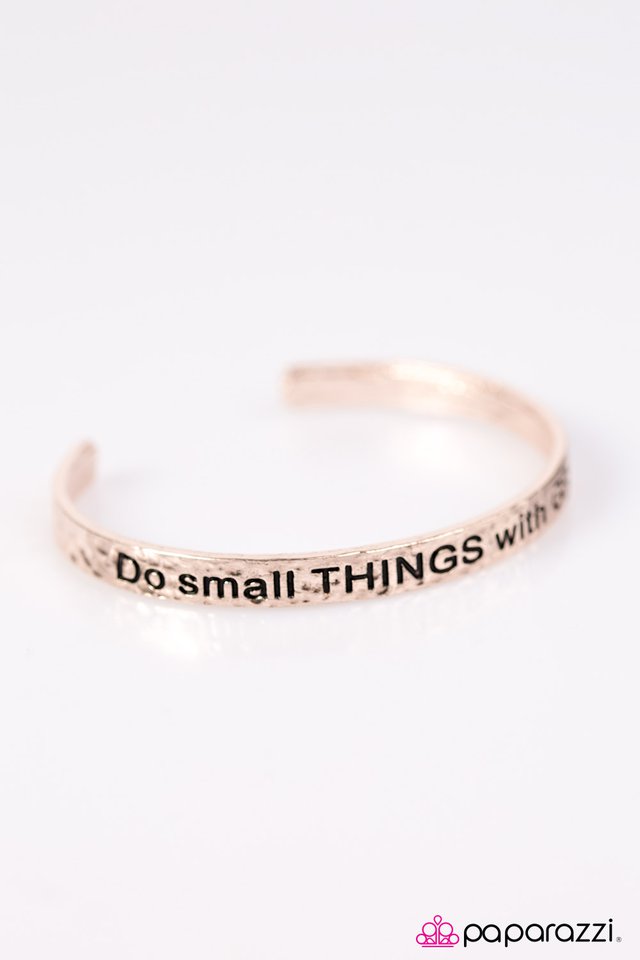 Paparazzi ♥ With Great Love - Rose Gold ♥ Bracelet