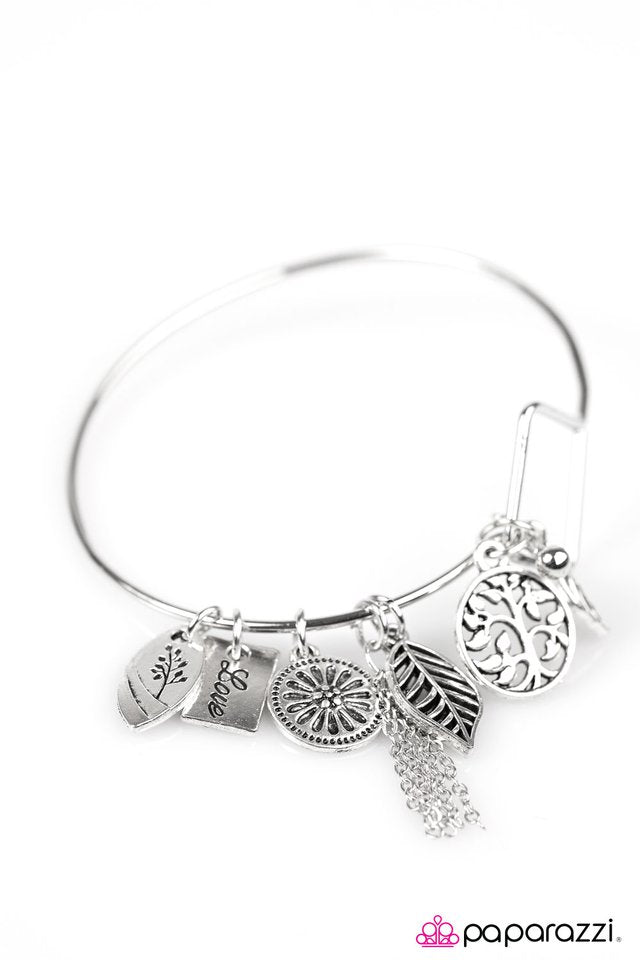Paparazzi ♥ See You ZEN - Silver ♥ Bracelet