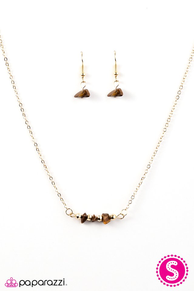 Paparazzi ♥ Earthy Elements - Brown ♥ Necklace