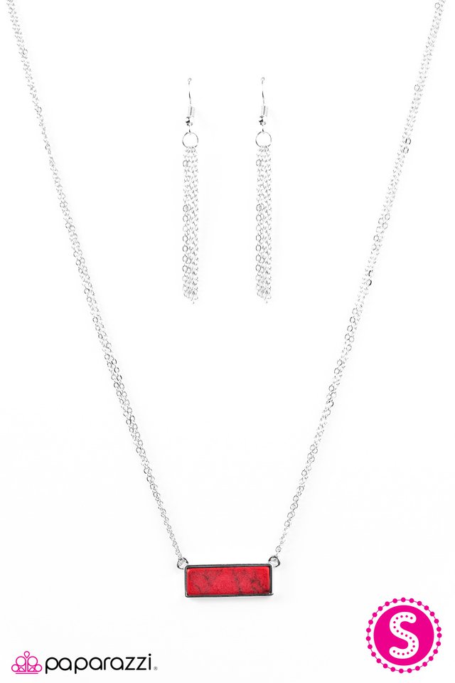 Paparazzi ♥ Land Ahoy! - Red ♥ Necklace