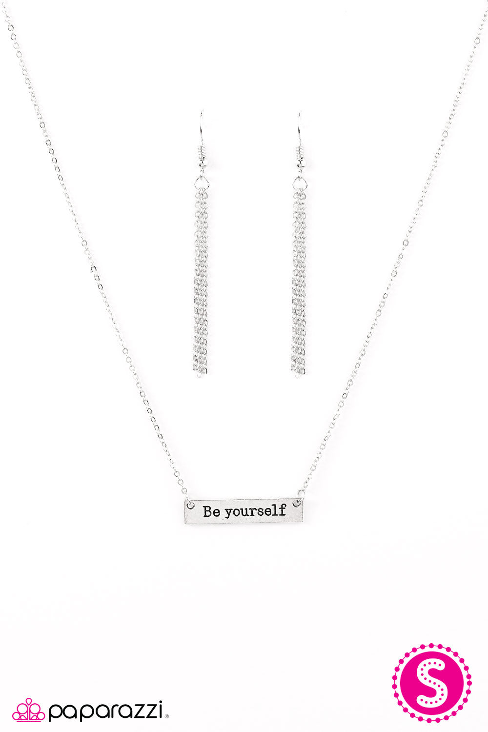 Paparazzi ♥ Just Be You - Silver ♥ Necklace