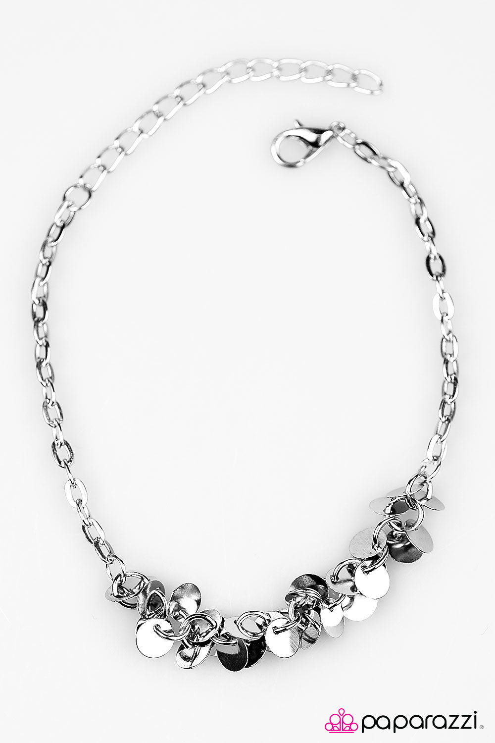 Paparazzi ♥ Shimmer Train - Silver ♥ Bracelet