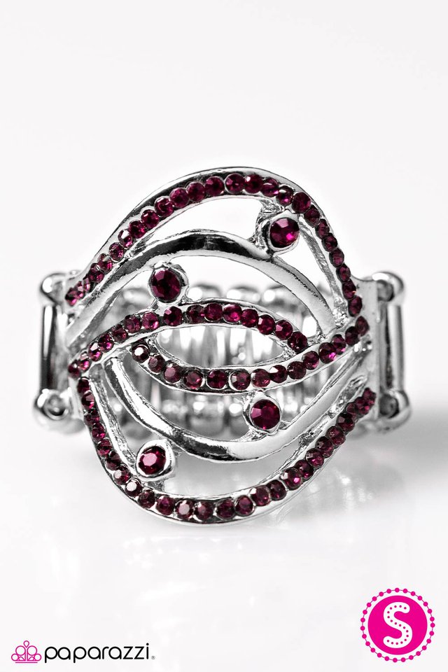 Paparazzi ♥ Cosmic Compass - Purple ♥ Ring