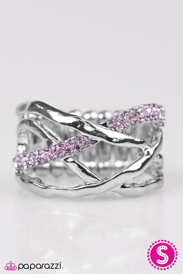 Paparazzi ♥ Castle On The Hill - Purple ♥ Ring