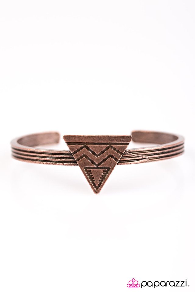 Paparazzi ♥ Nothing But TRIBAL - Copper ♥ Bracelet