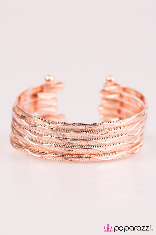 Paparazzi ♥ River Dance - Copper ♥ Bracelet