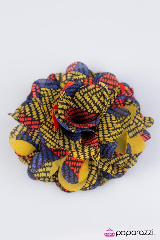 Paparazzi ♥ Tropical State Of Mind - Yellow ♥ Hair Clip