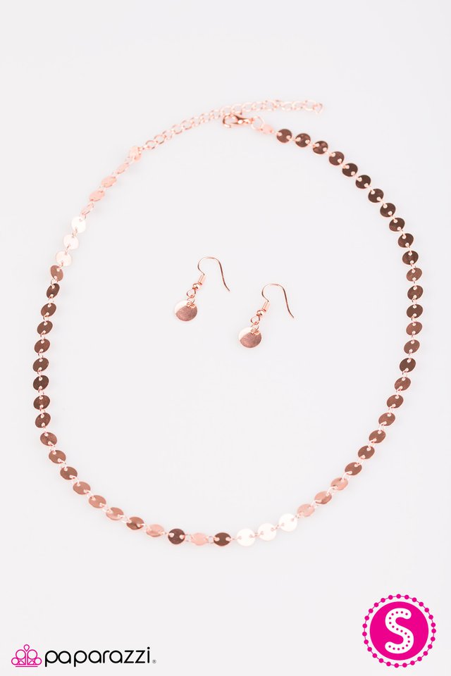 Paparazzi ♥ Let There Be SPOTLIGHT - Copper ♥ Necklace