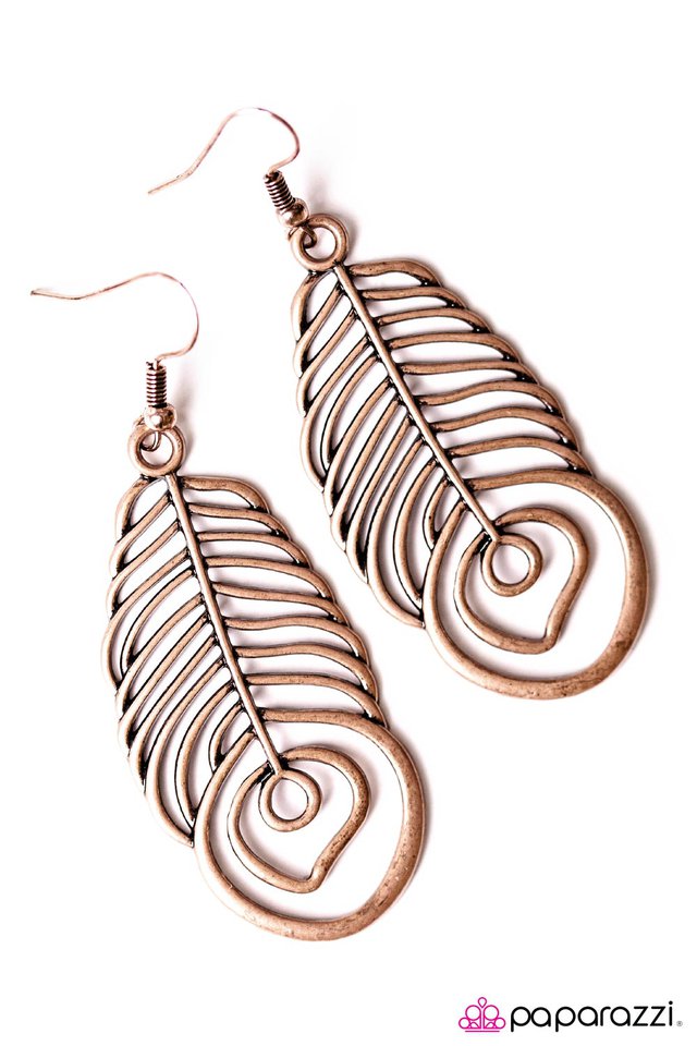 Paparazzi ♥ A Soaring Success - Copper ♥ Earrings