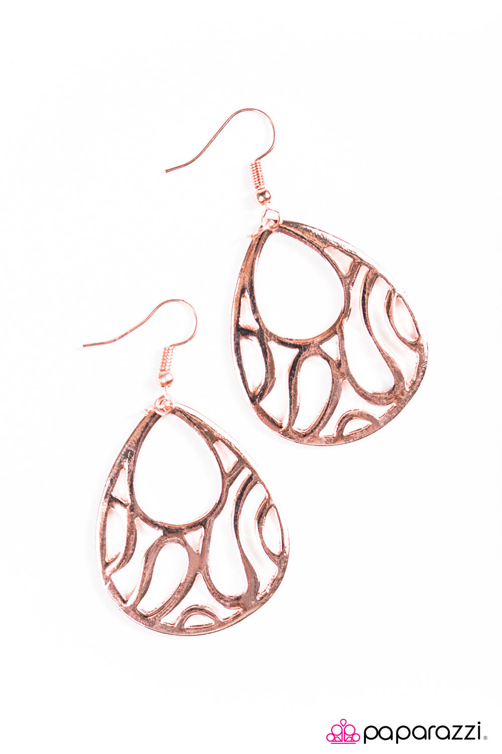 Paparazzi ♥ Waikiki Waves - Copper ♥ Earrings