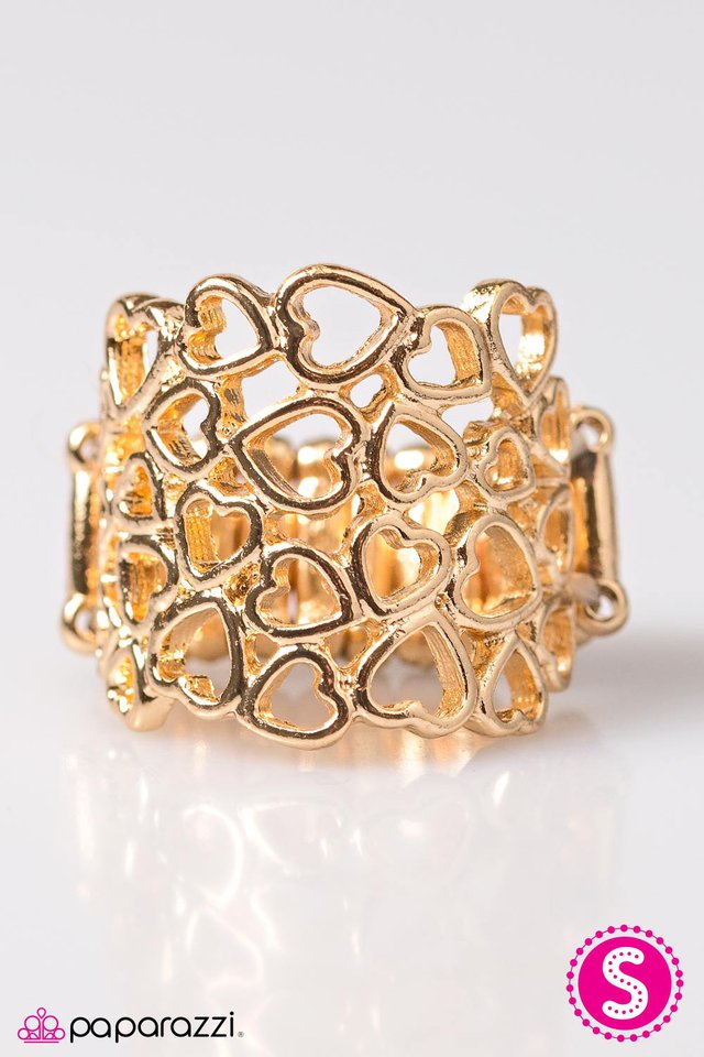 Paparazzi ♥ More Than Love - Gold ♥ Ring