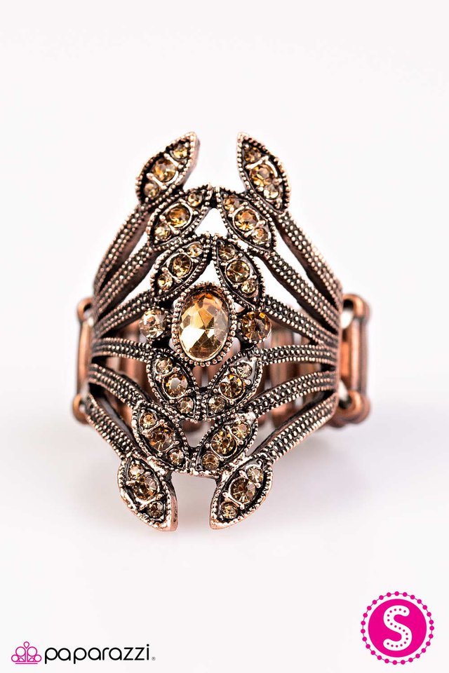 Paparazzi ♥ Garden Retreat - Copper ♥ Ring