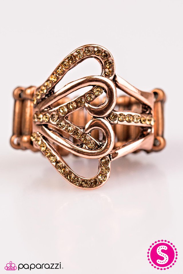 Paparazzi ♥ In The Wings - Copper ♥ Ring