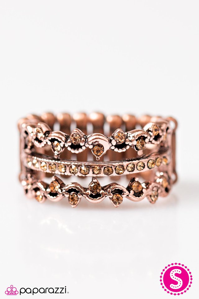 Paparazzi ♥ Dancing Lights - Copper ♥ Ring