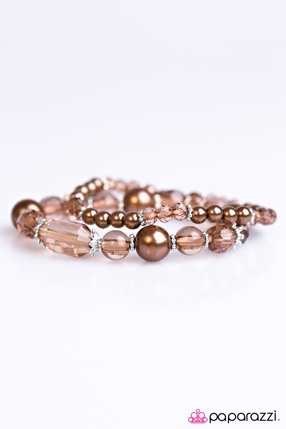 Paparazzi ♥ Glass Crowns - Copper ♥ Bracelet