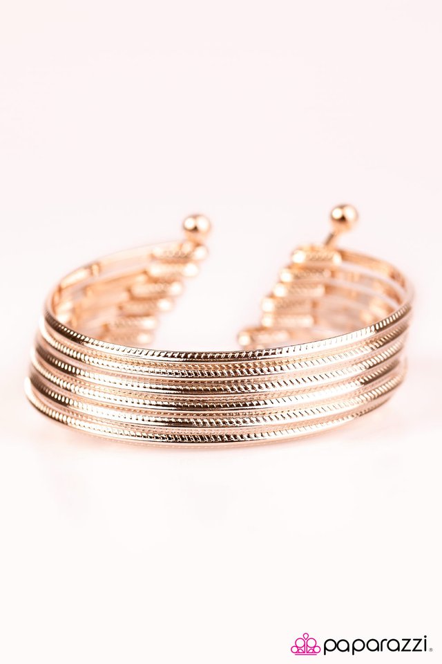 Paparazzi ♥ River Rapids - Rose Gold ♥ Bracelet