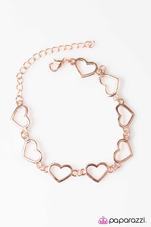 Paparazzi ♥ Kind Hearts - Rose Gold ♥ Bracelet