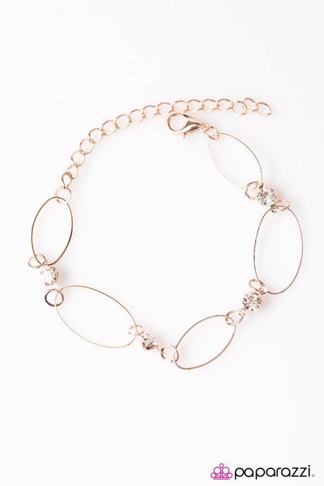 Paparazzi ♥ Top Class - Rose Gold ♥ Bracelet
