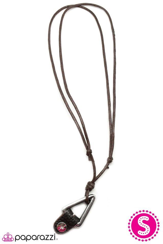 Paparazzi ♥ Right on Point - Brown ♥ Necklace