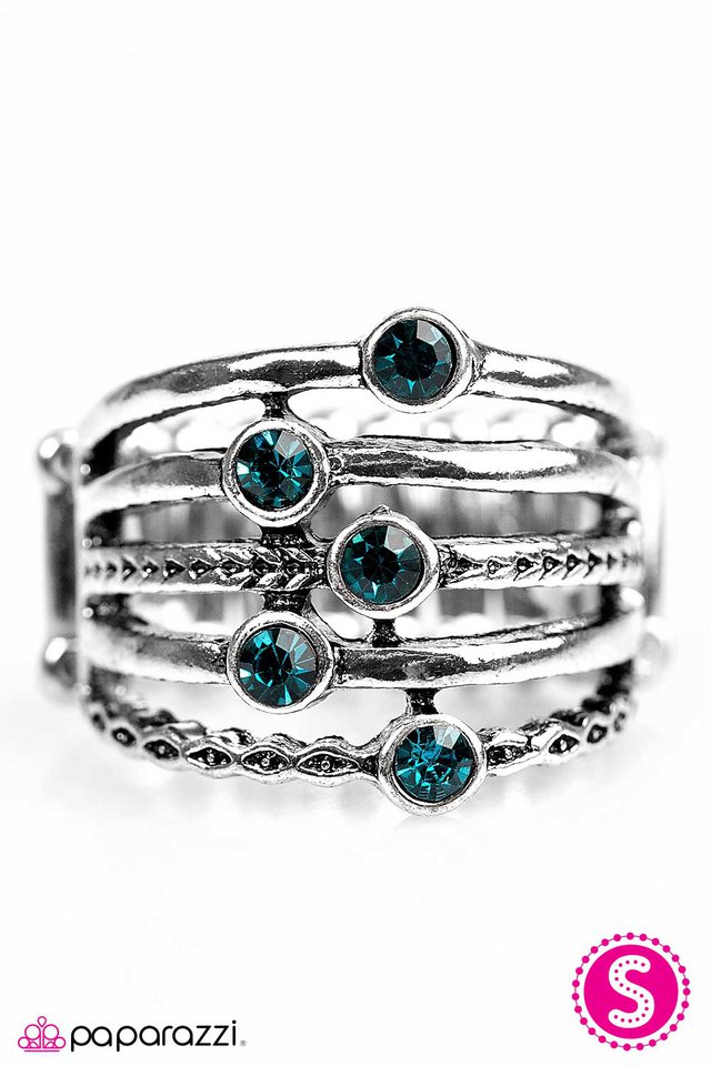 Paparazzi ♥ Close Ranks - Blue ♥ Ring