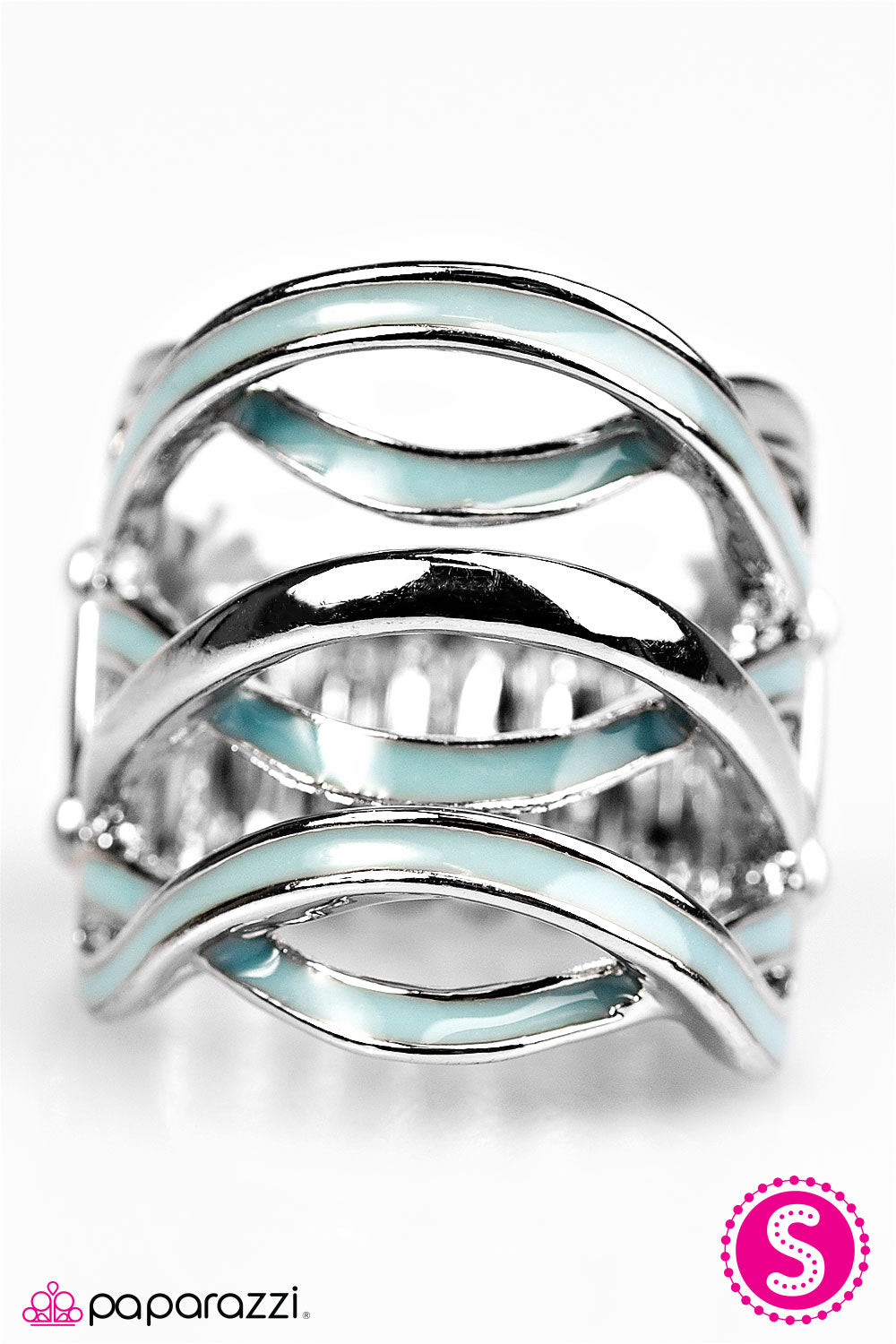 Paparazzi ♥ Jet Stream - Blue ♥ Ring