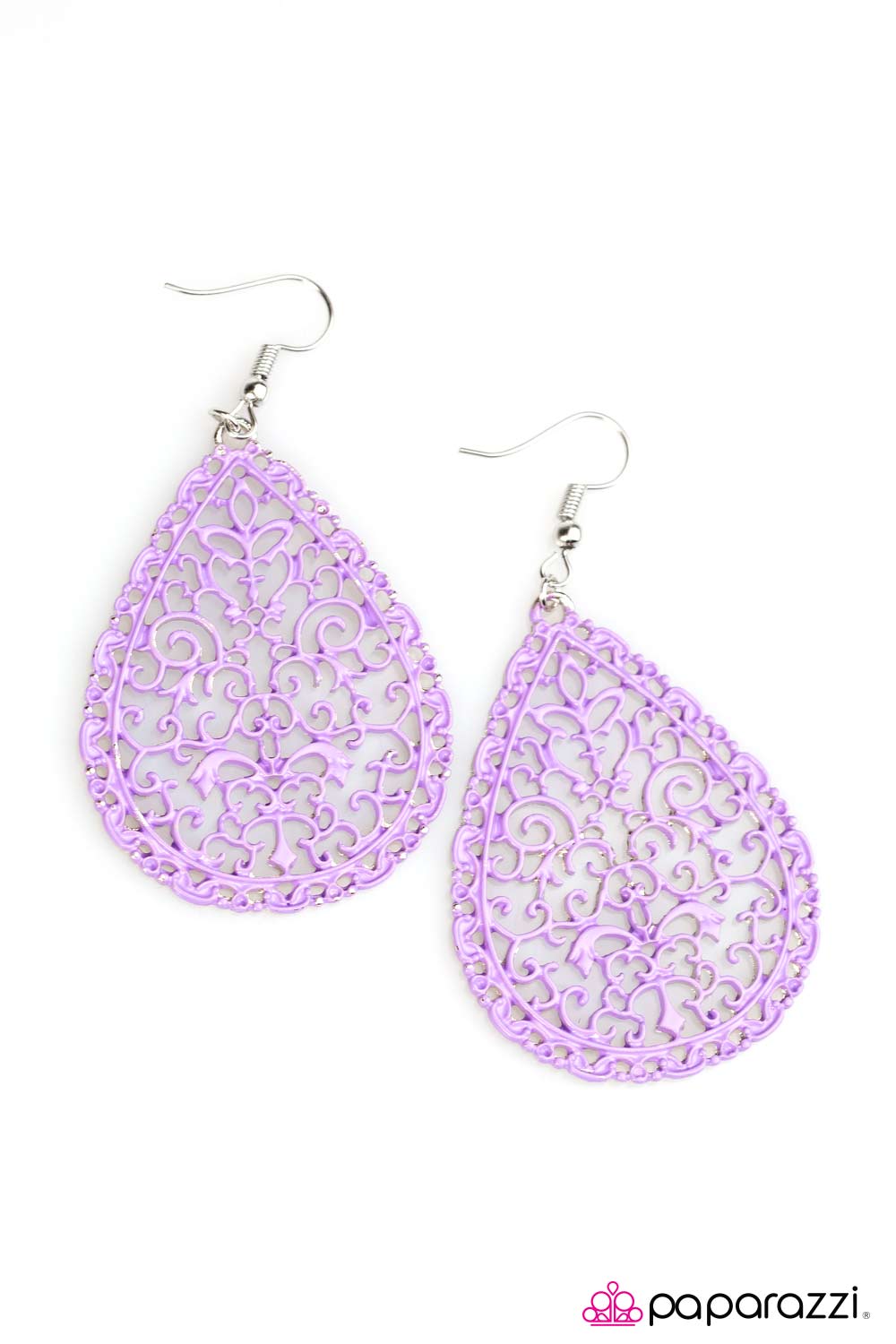 Paparazzi ♥ Spring Rain - Purple ♥ Earrings