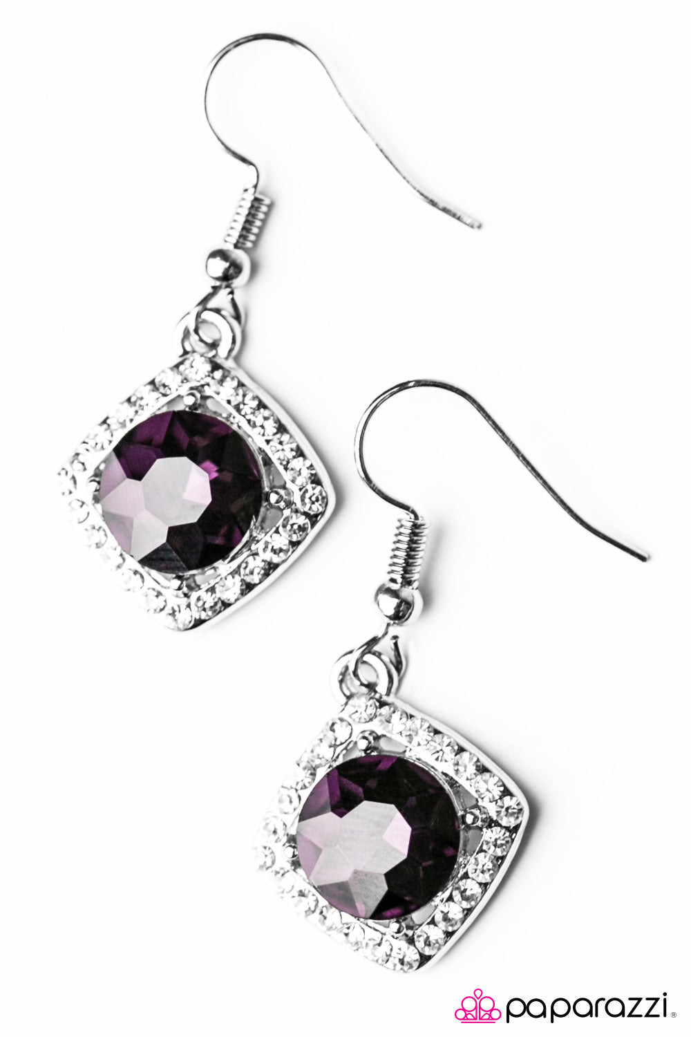 Paparazzi ♥ A Toast To The Bride and Groom - Purple ♥ Earrings