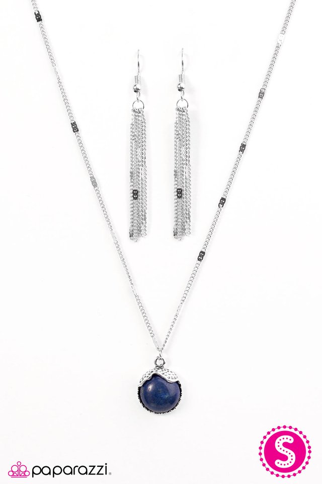Paparazzi ♥ Beach Vibe - Blue ♥ Necklace