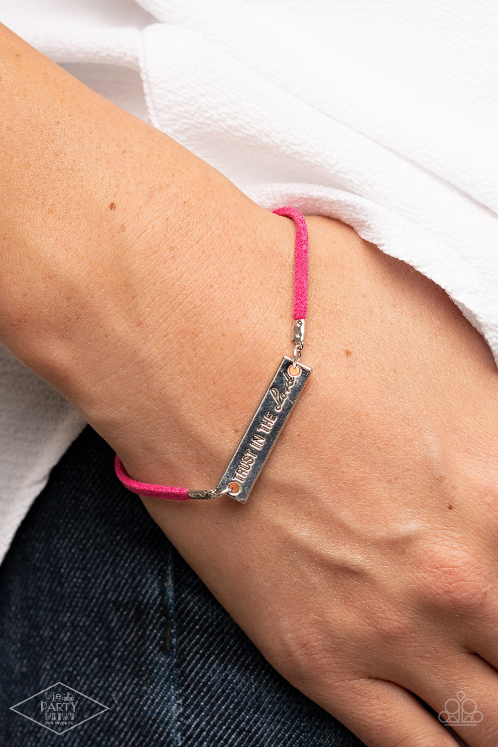 Paparazzi ♥ Have Faith - Pink ♥ Bracelet