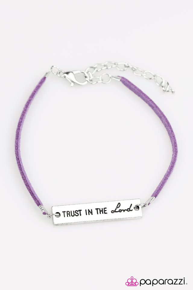 Paparazzi ♥ Have Faith - Purple ♥ Bracelet