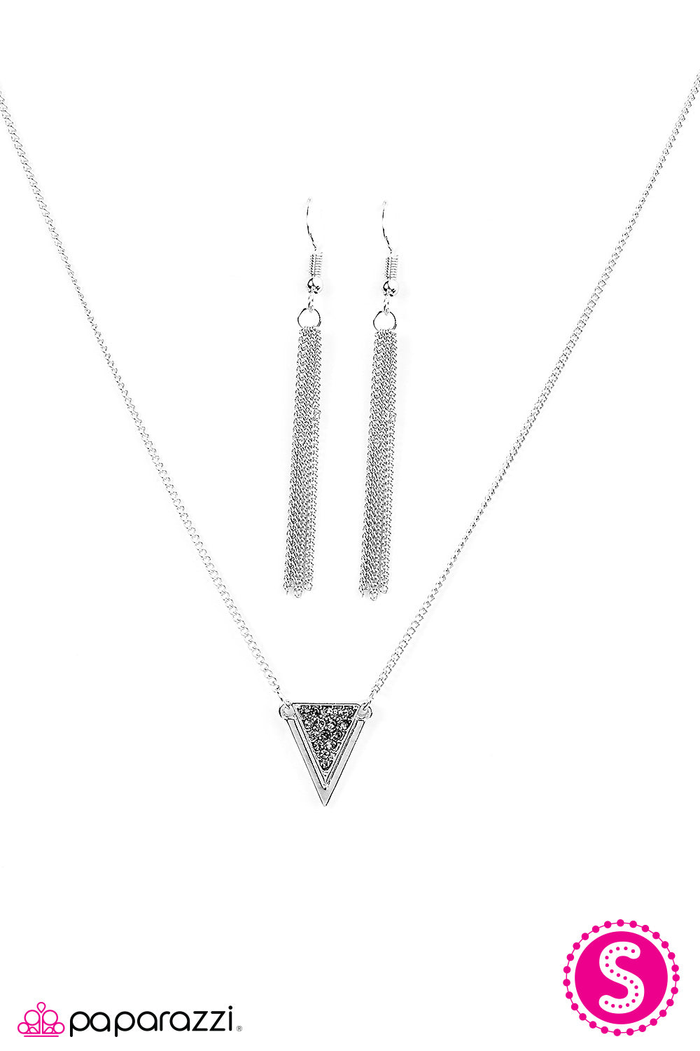 Paparazzi ♥ Just A Bite - Silver ♥ Necklace