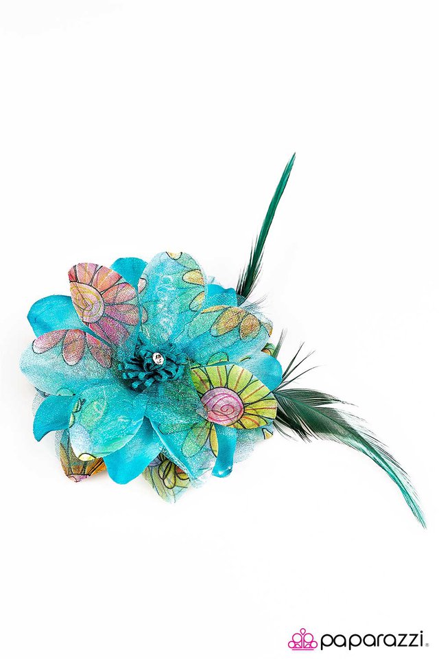 Paparazzi ♥ Flair for the Dramatic - Blue ♥ Hair Clip