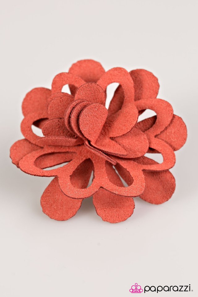 Paparazzi ♥ Country Chic - Orange ♥ Hair Clip