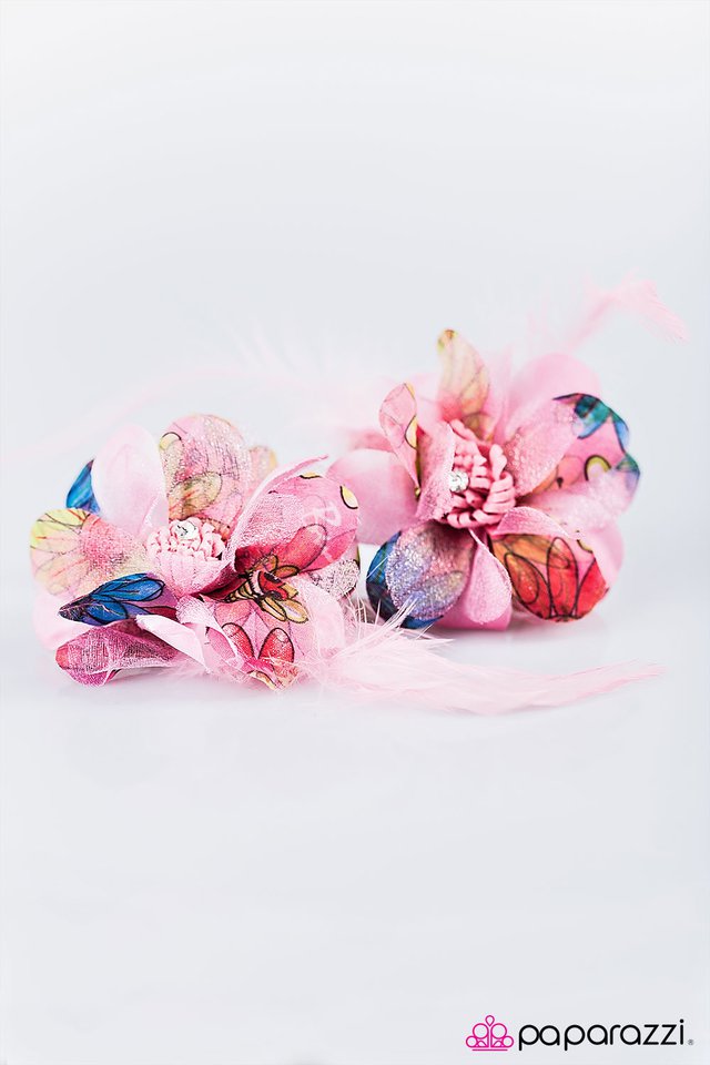 Paparazzi ♥ Fantastically Fabulous - Pink ♥ Hair Clip