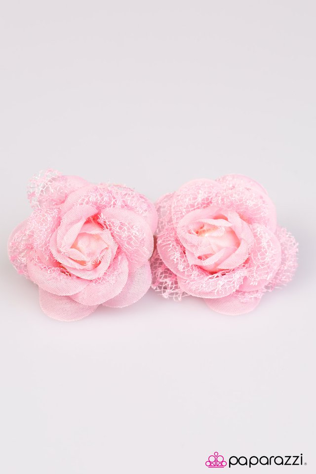 Paparazzi ♥ Primrose Grove - Pink ♥ Hair Clip