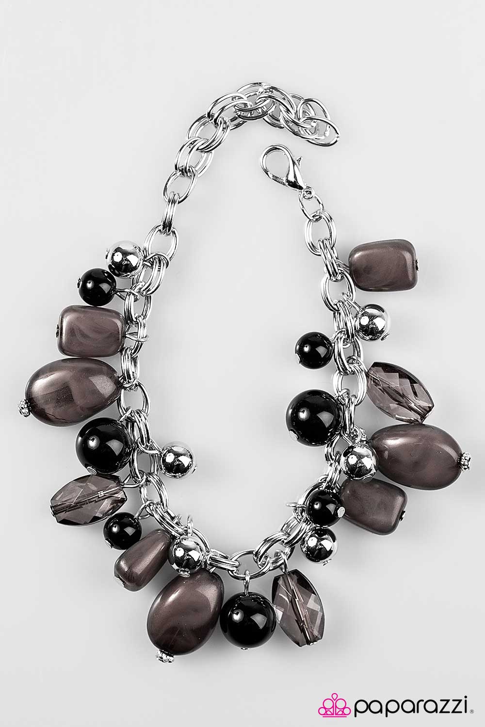 Paparazzi ♥ Coral Sea - Black ♥ Bracelet