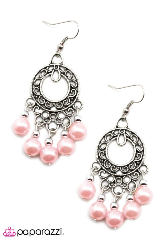 Paparazzi ♥ Hey Baby - Pink ♥ Earrings