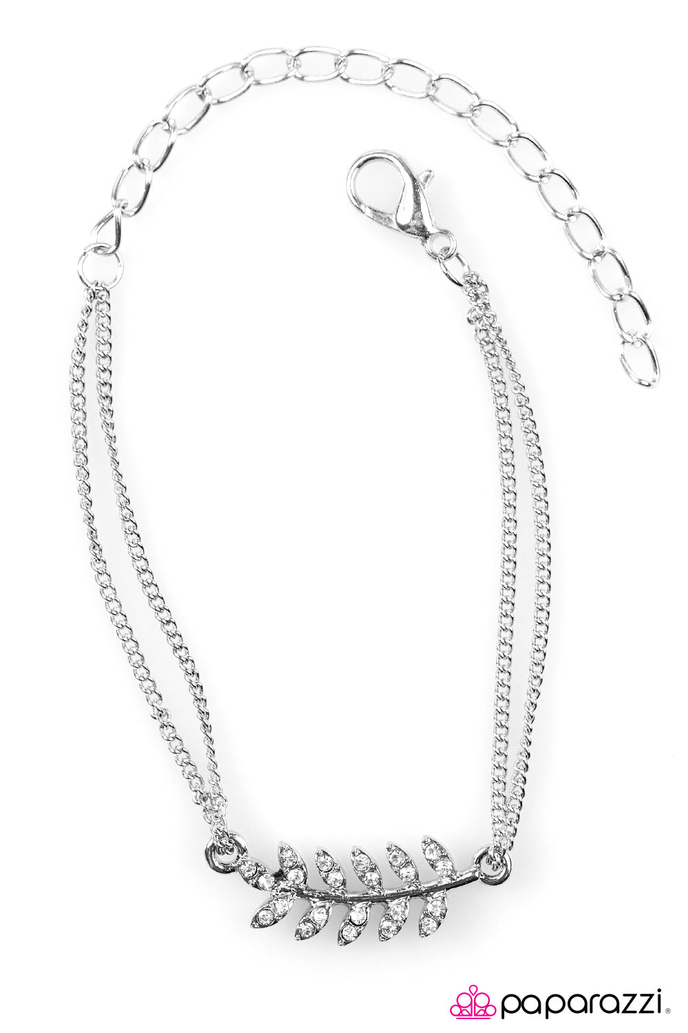 Paparazzi ♥ Deep Roots - White ♥ Bracelet