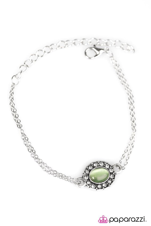 Paparazzi ♥ Moonlit Pools - Green ♥ Bracelet