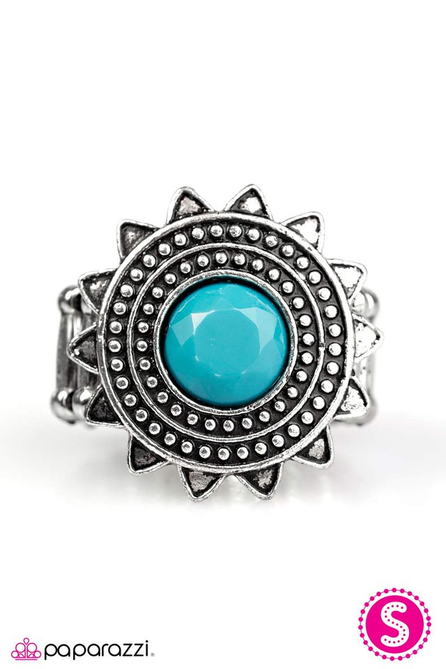 Paparazzi ♥ I Told You SOL - Blue ♥ Ring