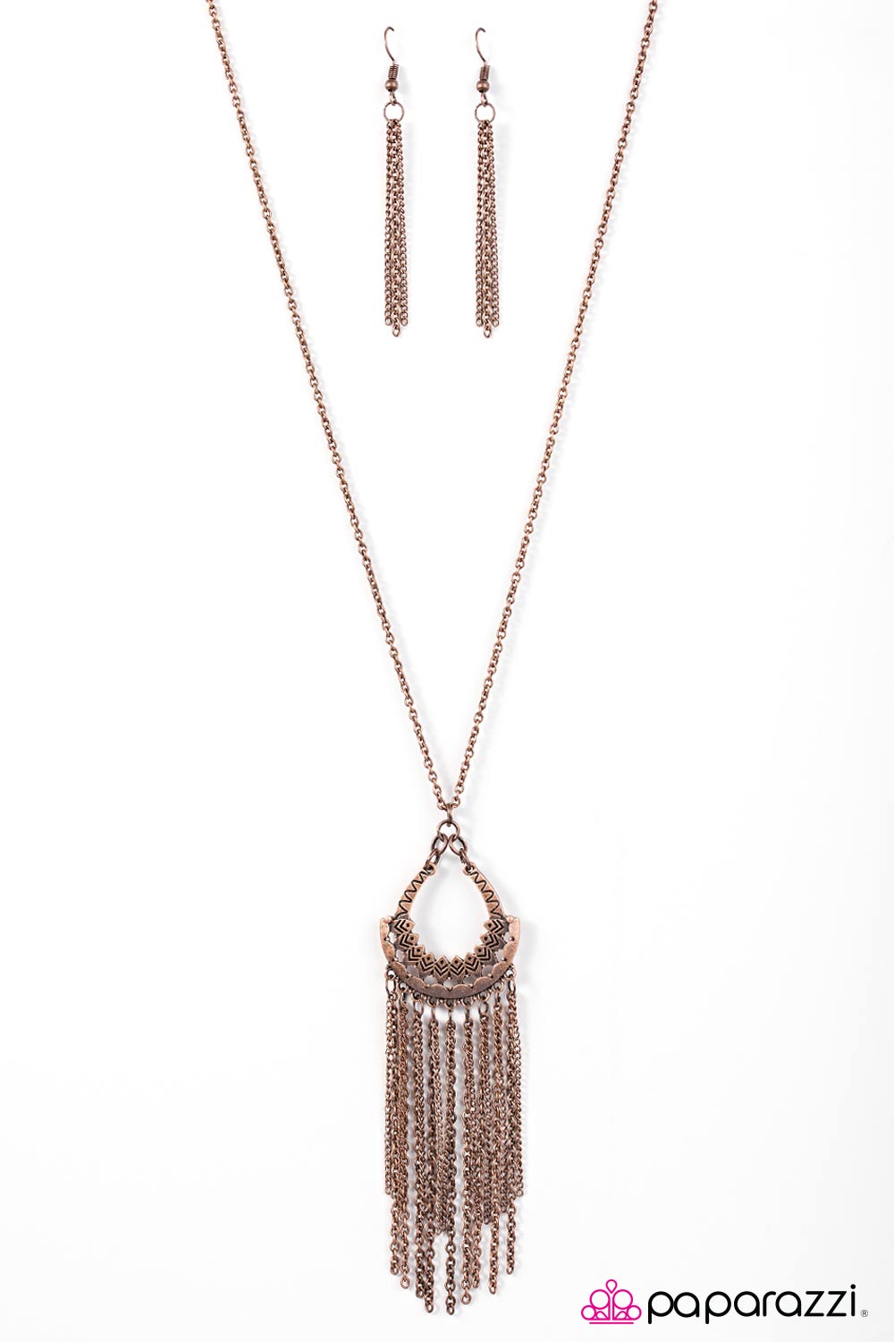 Paparazzi ♥ Surfin The Sunset - Copper ♥ Necklace