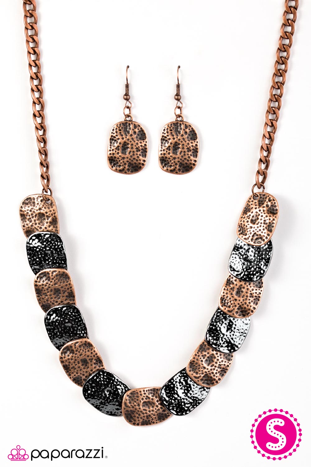 Paparazzi ♥ GLAM Cave - Copper ♥ Necklace