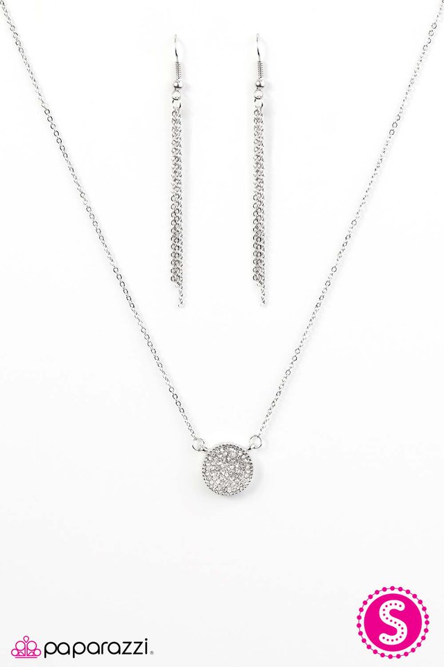 Paparazzi ♥ Star-Spangled Sparkle - White ♥ Necklace