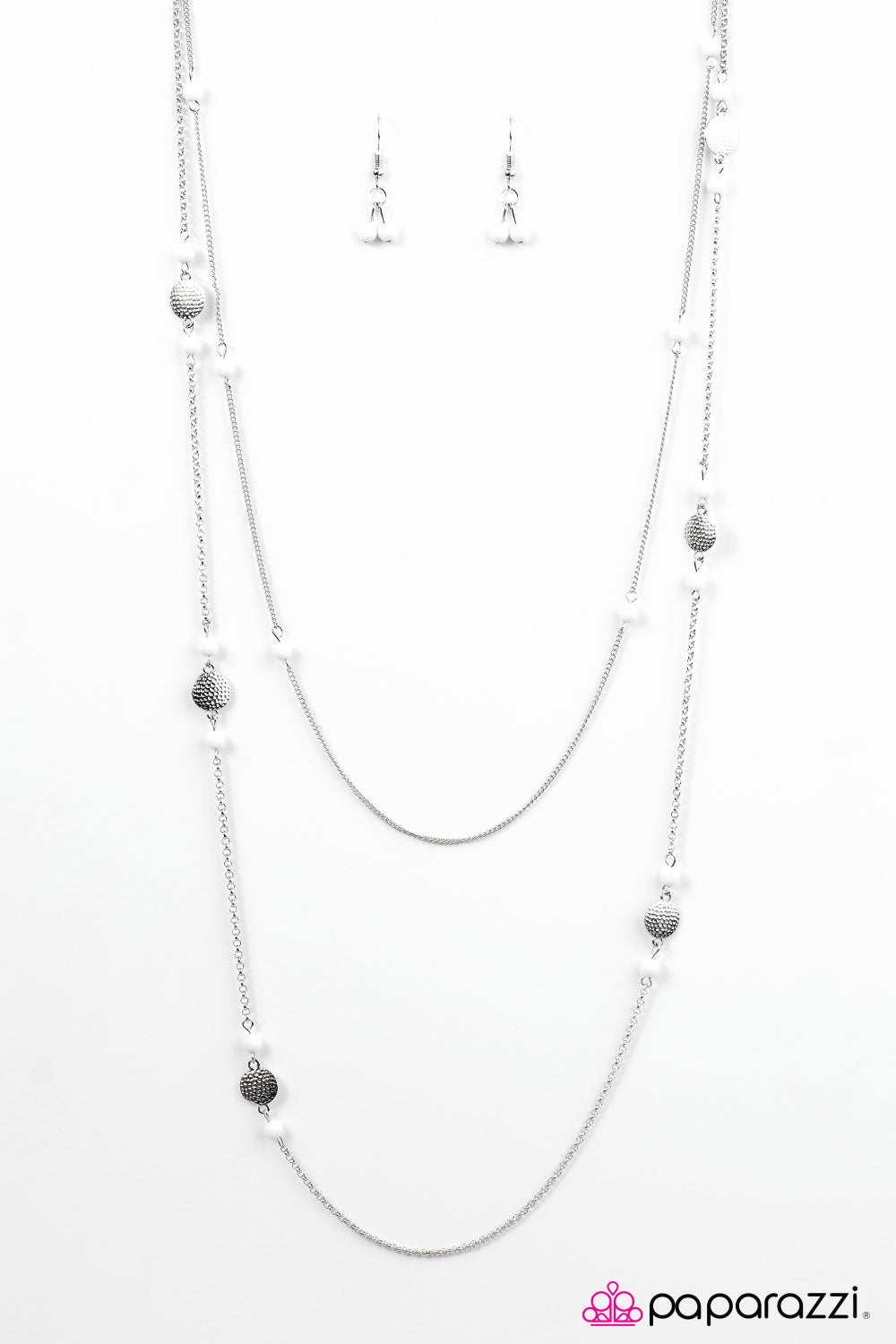 Paparazzi ♥ High Tides and Good Vibes - White ♥ Necklace