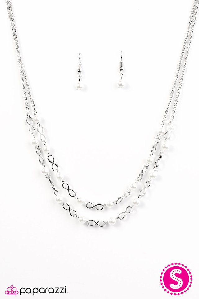 Paparazzi ♥ Fairytale Forevers - White ♥ Necklace