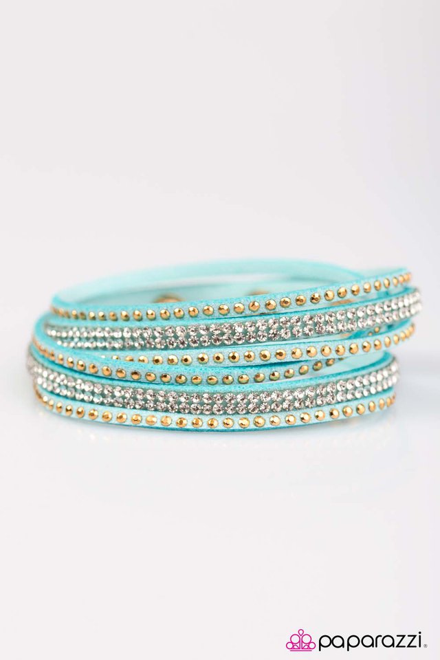 Paparazzi ♥ Stop, Drop, and Sparkle - Blue ♥ Bracelet