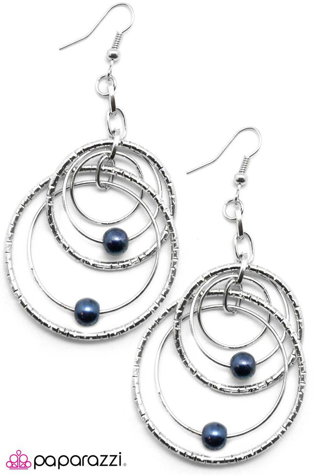 Paparazzi ♥ In Your Atmosphere - Blue ♥ Earrings