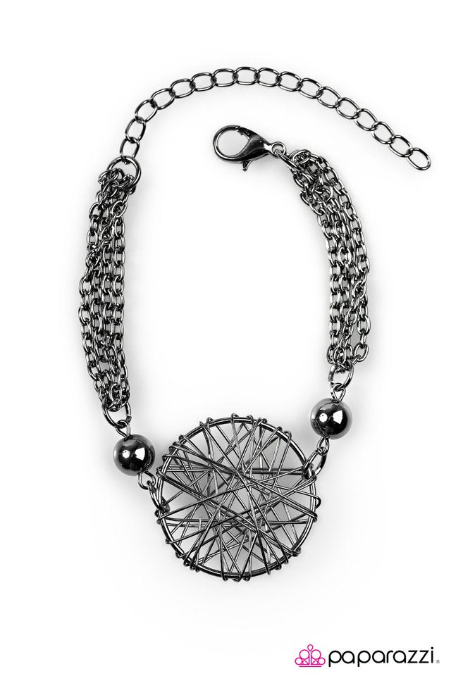 Paparazzi ♥ High-Wire Act - Black ♥ Bracelet